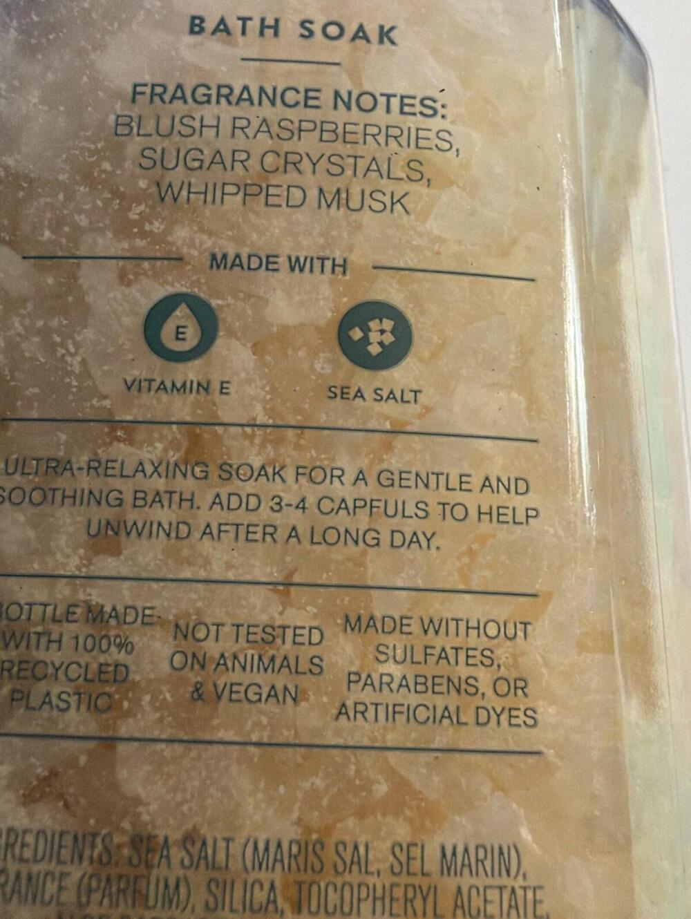 New Bath & Body Works - "SWEETEST SONG" - Bath Soak - 17 oz - Picture 4 of 4